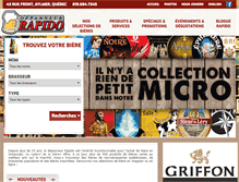 Tablet Screenshot of depanneurrapido.com